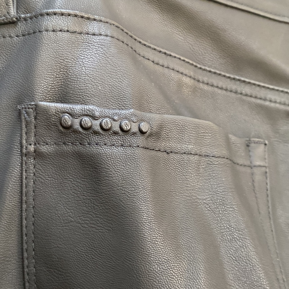 BLANK DENIM NYC whipstitch faux leather pant - Picture 3 of 11